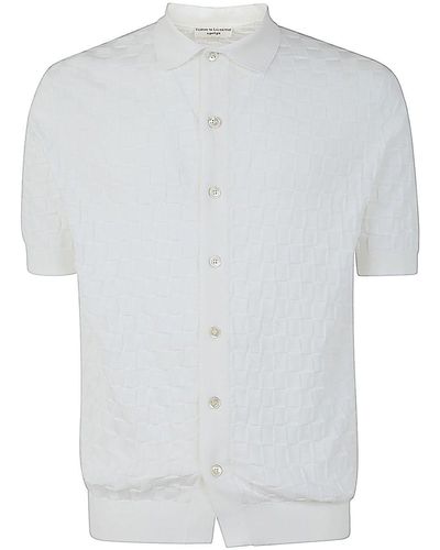 FILIPPO DE LAURENTIIS Cotton Shirt Sleeves - White