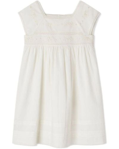 Bonpoint Dress Framboise - White