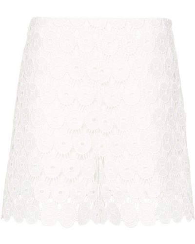 Erika Cavallini Semi Couture Brigida Shorts - White