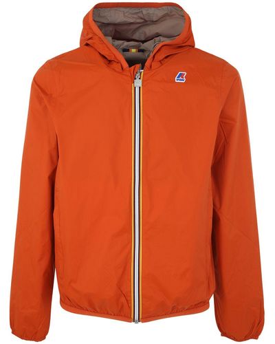 K-Way Sports Windbreaker Jacket - Orange