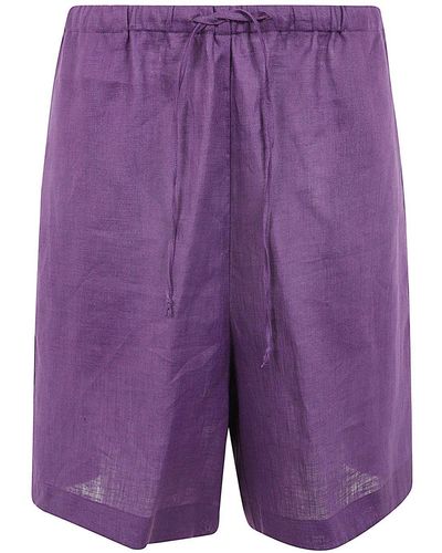 Liviana Conti Coulisse Shorts - Purple