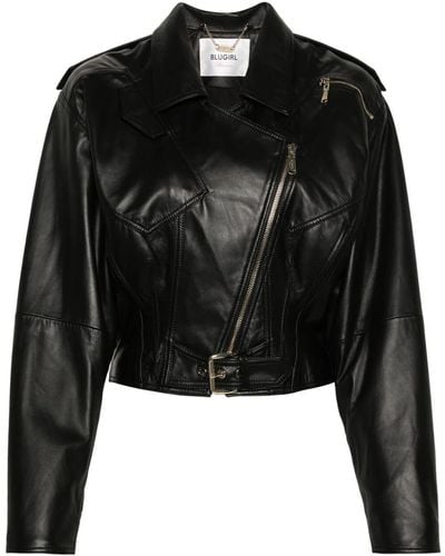 Blugirl Blumarine Leather Jacket - Black