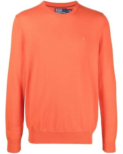 Polo Ralph Lauren Crew-neck Wool Jumper - Orange