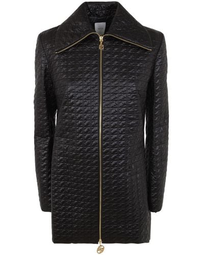 Patou Long Jacket Clothing - Black