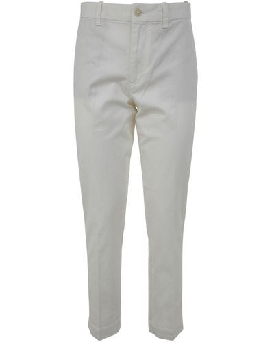 Polo Ralph Lauren Cotton Ankle Trousers - Grey