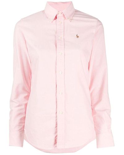 Polo Ralph Lauren Kendal Long Sleeve Shirt - Pink