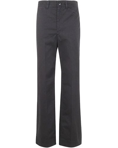 Lemaire Cotton Chino Trousers - Grey