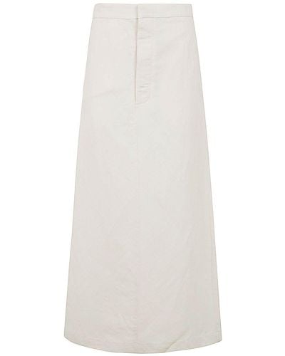 Uma Wang Gone Skirt - White