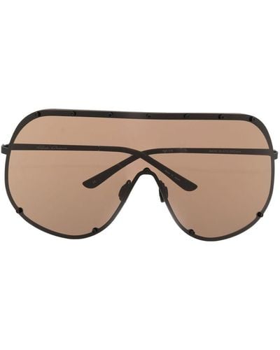 Rick Owens Sunglasses Shield - Natural