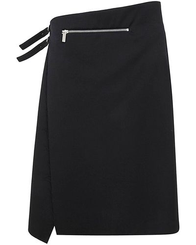 SAPIO Wrapover Skirt - Black