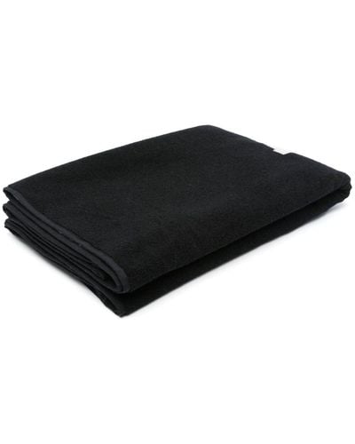 Ami Paris Ami De Coeur Cotton Towel - Black