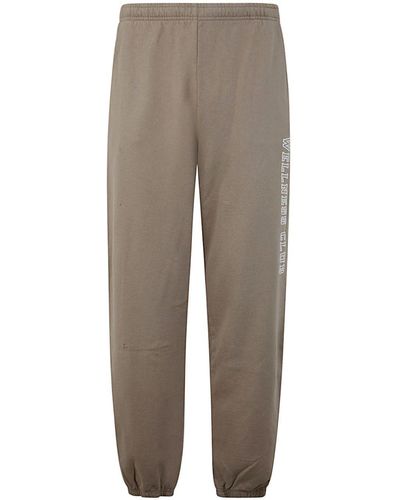Sporty & Rich Wellness Club Flocked Sweatpant Clothing - Natural