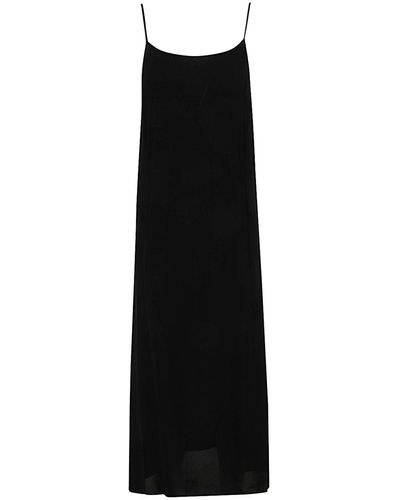 Uma Wang Strapped Anaya Midi Dress - Black