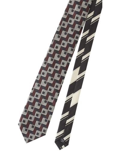 Dries Van Noten Tie 102 Q.3903 M.w.tie Accessories - Grey