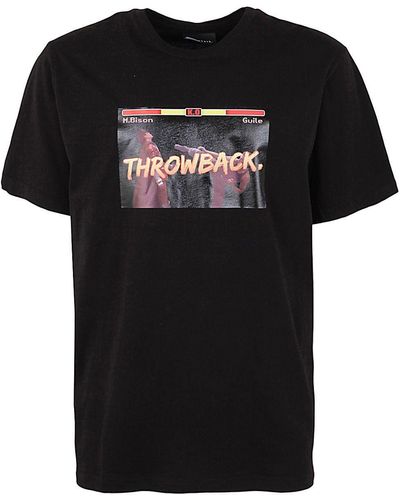 Throwback. T-shirt: Fighter - Black