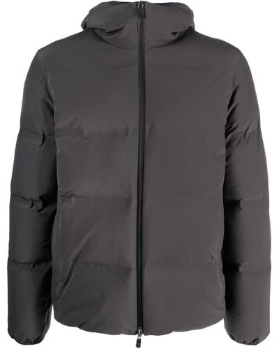 Herno Feather-down Padded Hooded Jacket - Black