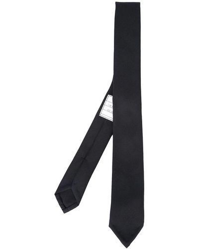 Thom Browne Classic Tie In Super 120's Twill - Black