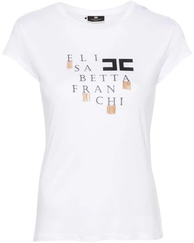Elisabetta Franchi T-shirts And Polos - White