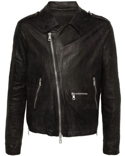 Giorgio Brato Biker Jacket - Black
