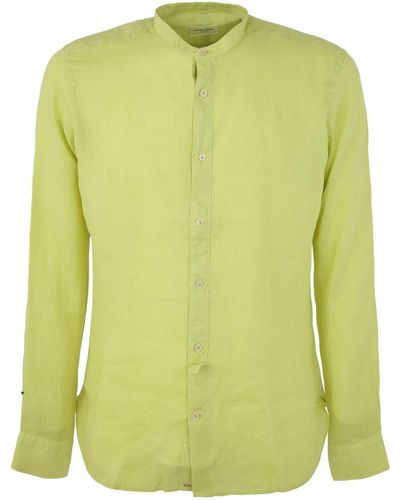 Tintoria Mattei 954 Linen Collar Shirt - Green