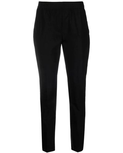 Twin Set Stretchy Cotton Trousers - Black