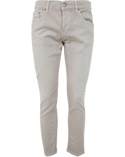 Dondup Skinny Cotton Jeans - Grey