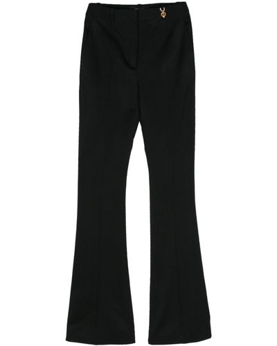 Versace Pant In Stretch Wool - Black