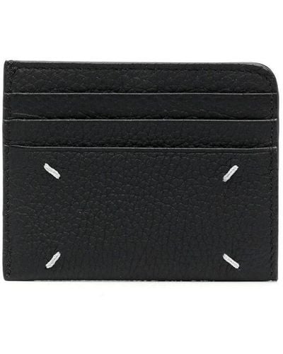 Maison Margiela Card Holder Slim With Gap Accessories - Black
