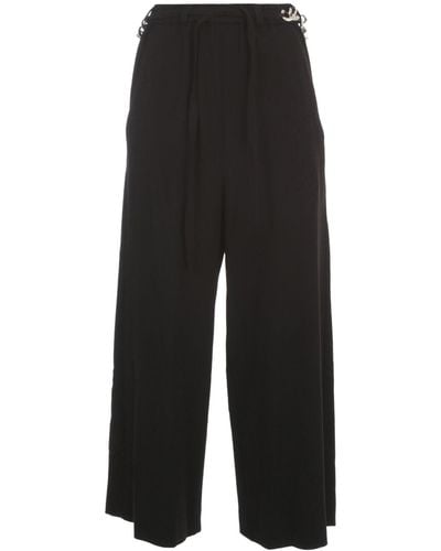 Y's Yohji Yamamoto Black Straight Pants