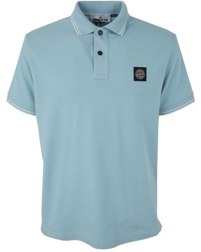 Stone Island Slim Fit Polo Shirt Clothing - Blue