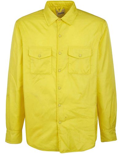 Aspesi Mod13 Shirt Plus Clothing - Yellow
