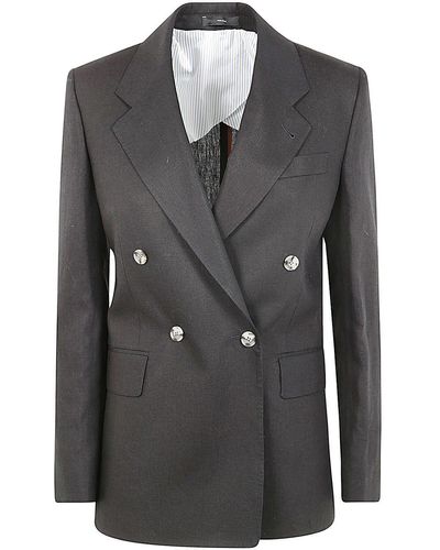 Paul Smith Double Breasted Jacket - Black