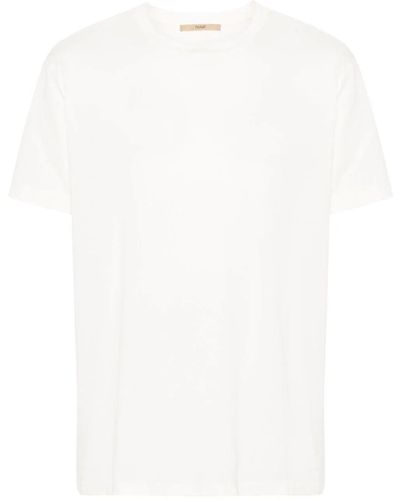 Nuur Short Sleeves Crew Neck T-shirt - White