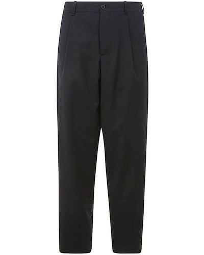 Giorgio Armani Trousers With One Pence - Black