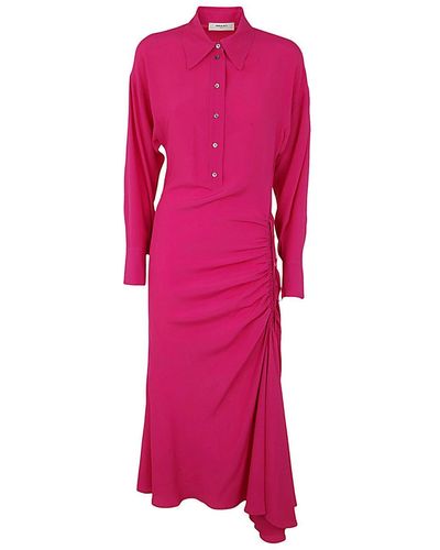NINA 14.7 Mixed Silk Dress - Pink