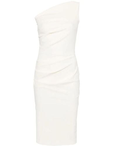 La Petite Robe Di Chiara Boni Angelina Single Shoulder Dress - White