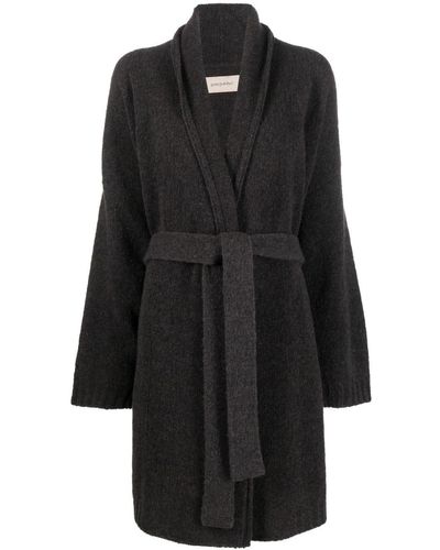 Gentry Portofino Knit Long Jacket - Black