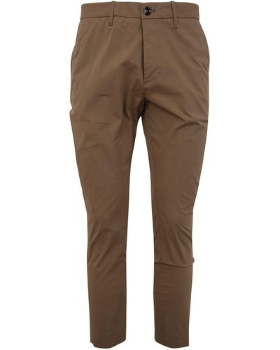 Nine:inthe:morning Slim Chino Trousers - Brown