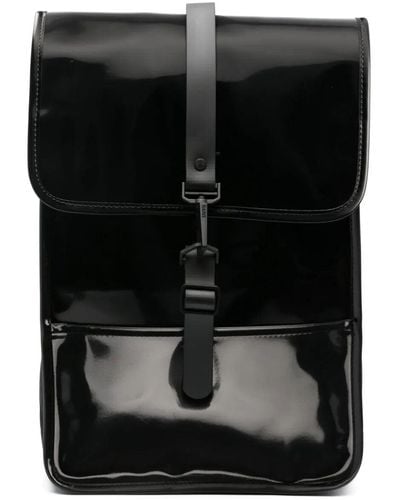 Rains Mini Waterproof Backpack - Black
