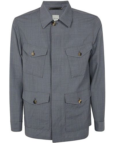 Paul Smith Four Pocket Casual Jacket - Blue