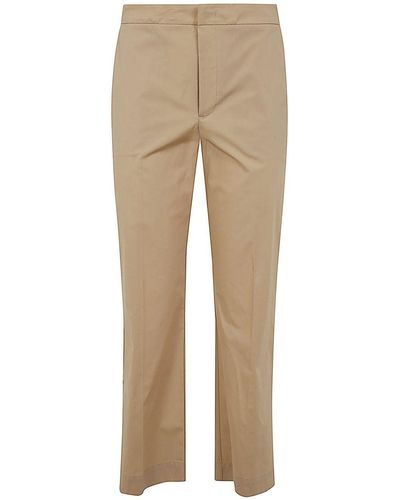 Twin Set Flared Trouser - Natural