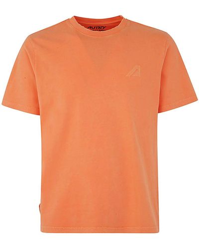Autry Orange Dyed Supervintage T-shirt