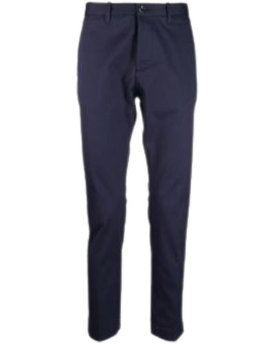 Nine:inthe:morning Easy Slim Chino Man Trousers - Blue