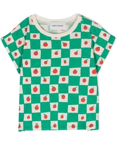 Bobo Choses Baby Tomato All Over T-Shirt - Green