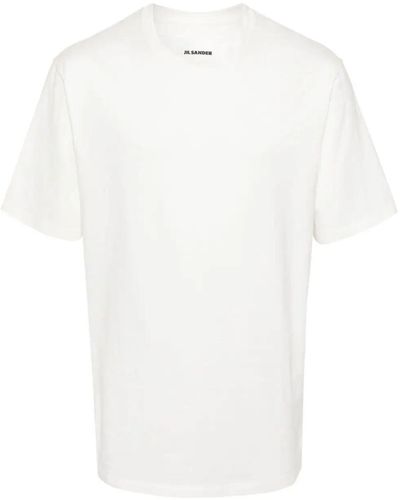 Jil Sander Seasonal Graphic Print "Love Is The Beginning" T-Shirt - White