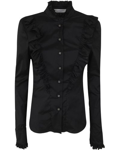 Philosophy Louches Shirt With Rouches - Black