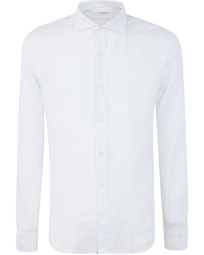 Tintoria Mattei 954 Linen Shirt - White