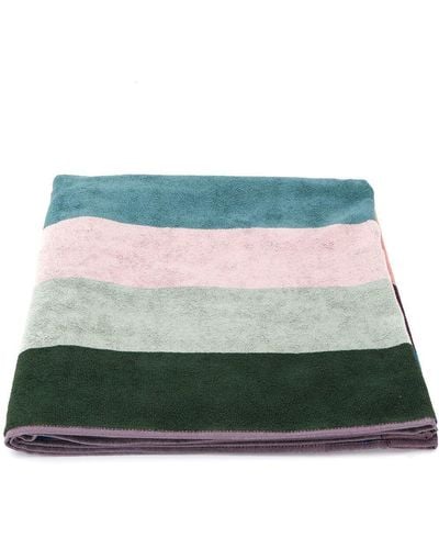Paul Smith Striped Beach Towel - Green