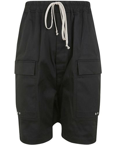 Rick Owens Cargo Pods Shorts Clothing - Black