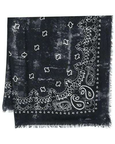 Destin Alvina Quadra 140x140 Scarf - Black